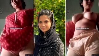 [Videocall] Beautiful Young Mallu Girl Showing Nude For Lover