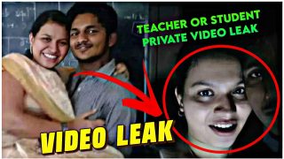 Indian Teacher and Student Leaked MMS Video