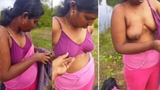 Outdoor dressing & blowjob of Tamil Newly Married wife