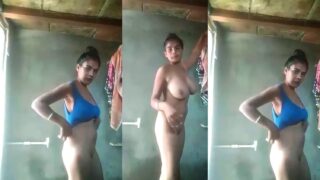 Village girl Bathroom Hidden Cam Recoded Nude Video