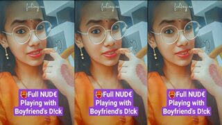 Small School Girl Viral Nude Dick Riding & Playing Her Boyfriend