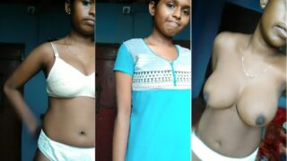 Teen Tamil Girl Showing Her Tight Pussy