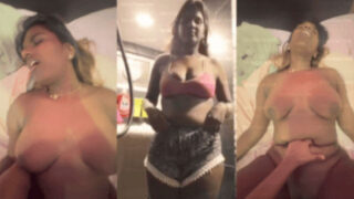 Busty Bengali Girl Moans Loudly Private Bathroom Strip Show