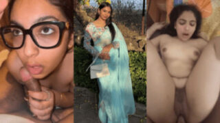 Hot Indian Babe Cheats Before Marriage Gives Passionate Blowjobs & Gets Caught