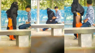 Muslim Hijabi Girlfriend Outdoor Sucking And Fucking