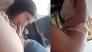 Pakistani sex Young wife sucking dick and riding